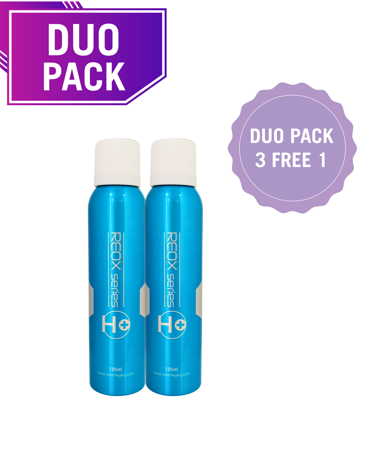 REOX Series H+ 135ML (3 DUO PACK FREE 1 DUO PACK)
